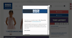 Desktop Screenshot of discosports.com